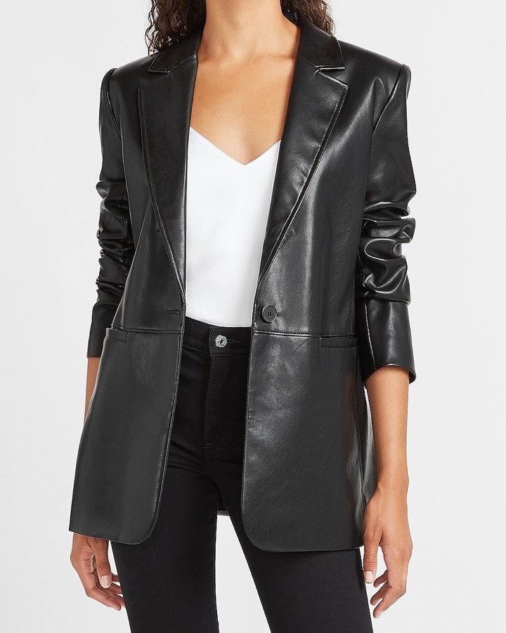 express vegan leather jacket
