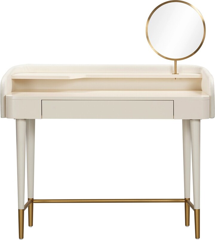 TOV Furniture Penelope Vegan Leather Wrapped Vanity Desk ShopStyle