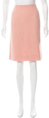 Valentino Tweed Pencil Skirt