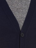 Thumbnail for your product : Tomas Maier V-neck fine-knit wool cardigan