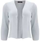 Thumbnail for your product : Evans Grey Wide Sleeve Shrug