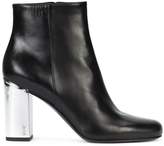 Thumbnail for your product : Saint Laurent contrast heel ankle boots