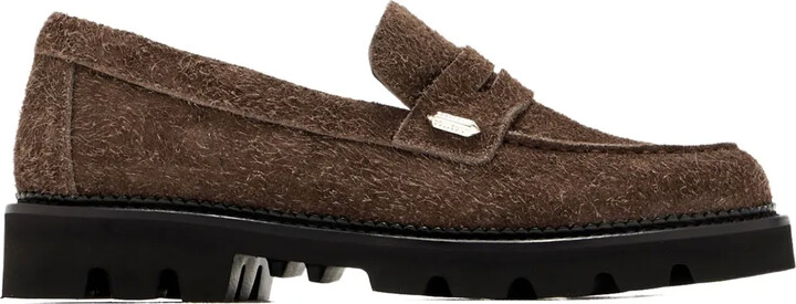 COLLEGIUM Pillar Lug penny loafers