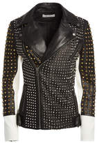 Thumbnail for your product : Alice + Olivia OLLIE STUDDED LEATHER JACKET