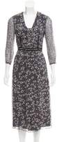 Thumbnail for your product : Burberry Silk Midi Dress