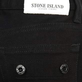 Stone Island Stone IslandBoys Black 5 Pocket Jeans