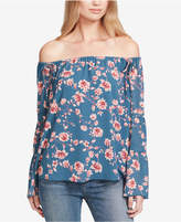 Thumbnail for your product : Jessica Simpson Juniors' Mixed-Print Off-The-Shoulder Top