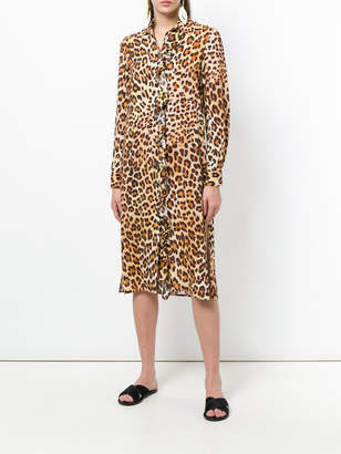Simonetta Ravizza Agata leopard shirt dress