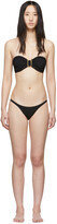 Thumbnail for your product : Lisa Marie Fernandez Black Buckle Bandeau Bikini