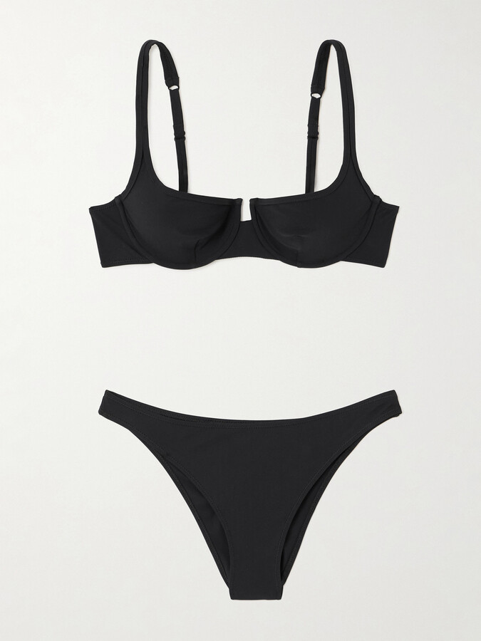 Lido - Cinquantasei Underwired Bikini - Black