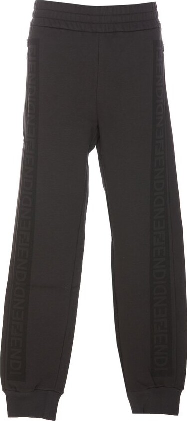 Fendi Logo Tape Elasticated Waist Sweatpants - ShopStyle Activewear Pants