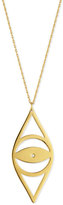 Thumbnail for your product : Jennifer Zeuner Jewelry Alba Evil Eye Pendant Necklace with Diamond, 30"L
