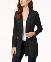 Thumbnail for your product : JM Collection Lace-Up-Sleeve Cardigan, Created for Macy's