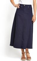 Thumbnail for your product : Savoir Confident Curves Denim Maxi Skirt