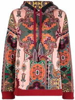 Thumbnail for your product : Etro Paisley-Print Long-Sleeve Hoodie