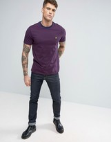 Thumbnail for your product : Lyle & Scott Stripe T-Shirt Regular Fit Eagle Logo in Navy