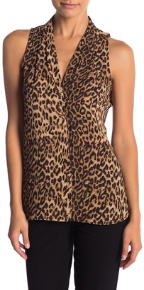 vince camuto leopard top