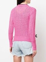 Thumbnail for your product : Cormio Ludovica bow-detail crochet cardigan