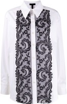 Thumbnail for your product : Escada Lace Detail Boxy Fit Shirt