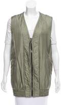 Thumbnail for your product : Rag & Bone Silk Zipper-Accented Vest