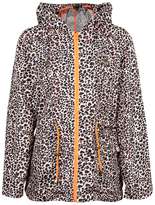 Thumbnail for your product : boohoo Poppy Neon Zip Leopard Parka