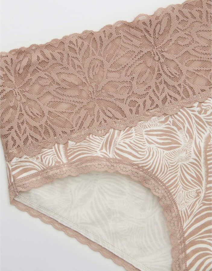 aerie Cotton Firework Lace Printed Boybrief Underwear ShopStyle Teen