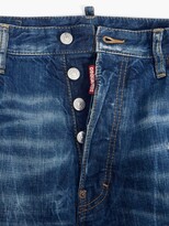 Thumbnail for your product : DSQUARED2 Combat Distressed Denim Jeans - Blue