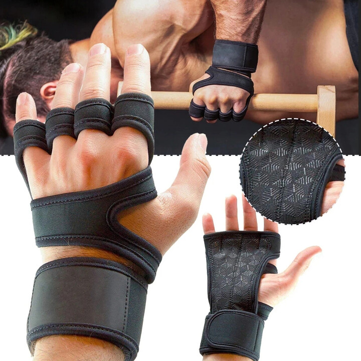 None Training Sport Gloves for Men Women Workout Gloves Fitness Body Building Weightlifting Gym Hand Wrist Palm Protector Gloves