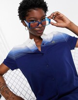 Thumbnail for your product : Lacoste classic ombre polo dress in navy