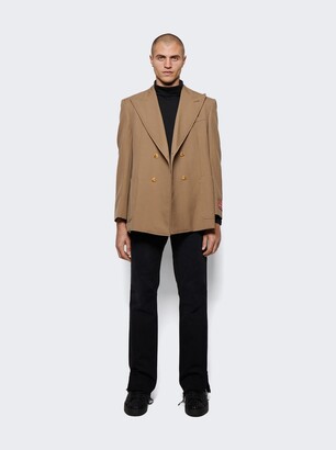 Gucci Classic Double-breasted Blazer Camel