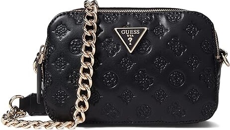 GUESS USA logo-embossed faux-leather Crossbody Bag - Farfetch