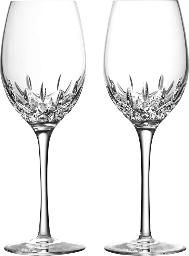 Waterford Set of 2 Lismore Essence White Wine Glasses