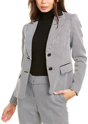 kasper houndstooth jacket