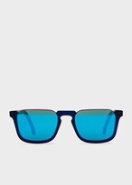 Thumbnail for your product : Paul Smith Deep Navy 'Belmont' Sunglasses