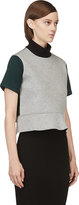 Thumbnail for your product : Marni Grey Colorblocked Jersey Neoprene Top