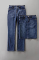 Thumbnail for your product : J. Jill Smooth-Fit denim skirt