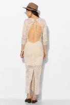 Thumbnail for your product : Urban Outfitters Love Sadie Crochet Open-Back Maxi Dress