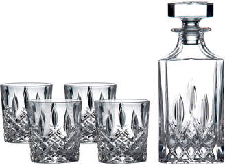 Royal Doulton Square Decanter and Double Old Fashioned Glass Set (5 PC)