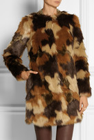 Thumbnail for your product : MICHAEL Michael Kors Camouflage faux fur coat