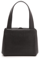 Thumbnail for your product : Rachel White Vintage Chanel Small Black Shopper Handbag