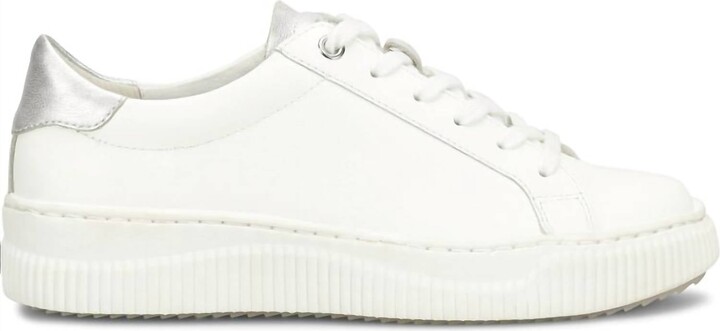 Sofft Women's Fianna Sneakers In White/ Silver