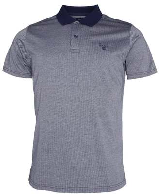 Gant Jacquard Pattern Polo T-Shirt