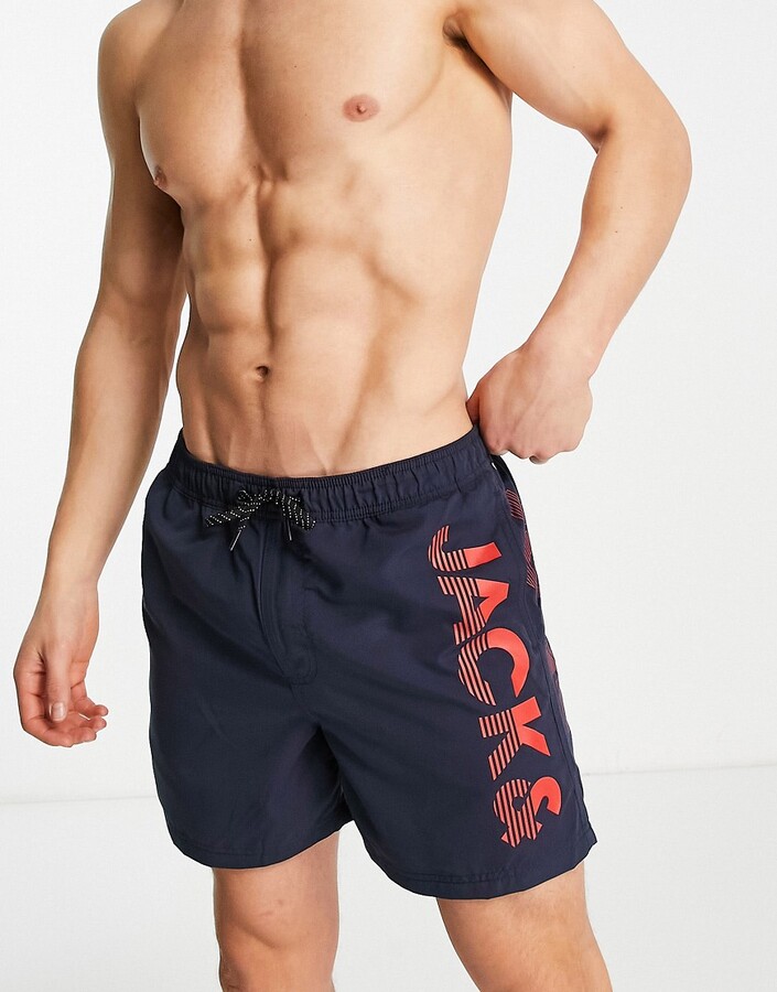 Navy Blue/White M discount 77% MEN FASHION Swimwear Jack & Jones swimsuit 