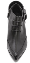 Thumbnail for your product : Rodarte Pointed Snake Embossed Booties