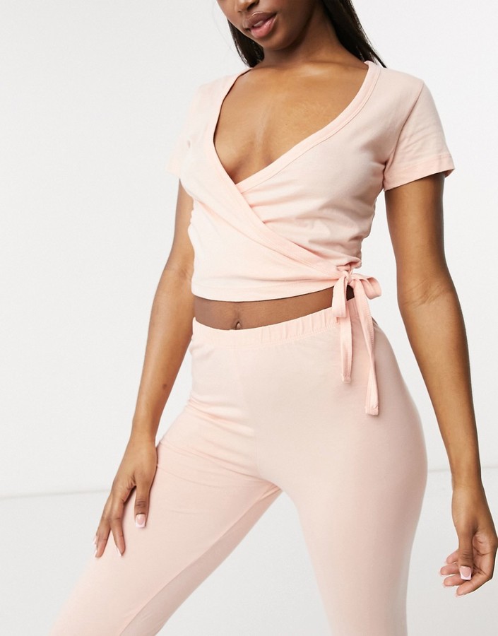 Wrap pyjama top Clearance
