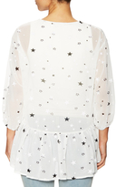 Thumbnail for your product : Lucca Couture Lace Up Floral Blouse