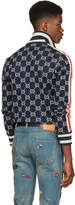 Thumbnail for your product : Gucci Navy and Off-White GG Track Jacket