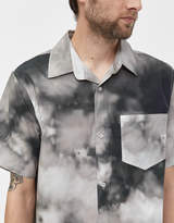 Thumbnail for your product : Need Tai Spread Collar Button Up in Grey Tie-Dye