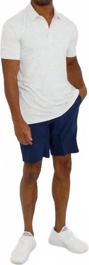 AndersonOrd Brooks Polo In Htr Glass Green/htr Niagara Mist