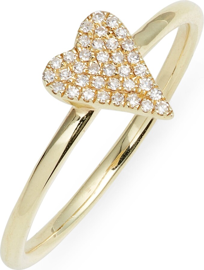 Meira T Elongated Diamond Heart Ring